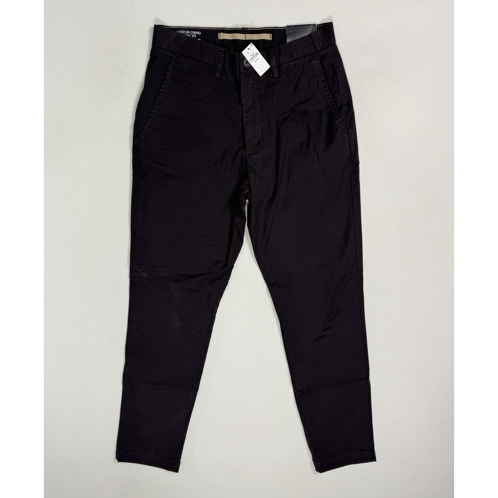 Banana Republic Lived-In Chino Athletic Fit Pants Men’s 28x30 (28x28) NWT Brown